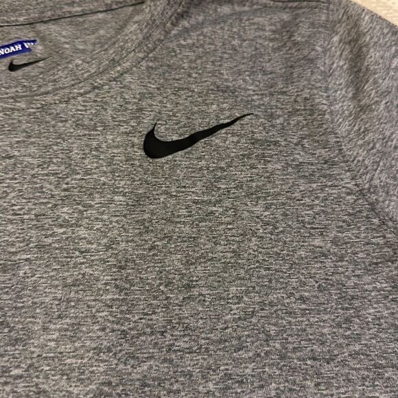 Nike a boys Dri Fit Grey Logo T-Shirt - Picture 3 of 6